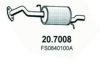 ASSO 20.7008 End Silencer